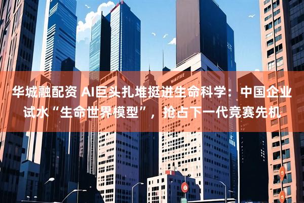 华城融配资 AI巨头扎堆挺进生命科学：中国企业试水“生命世界模型”，抢占下一代竞赛先机